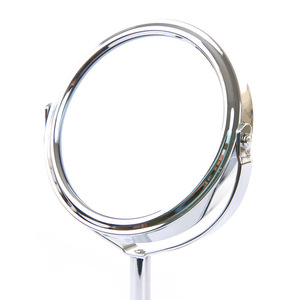 Portable Double Siede <strong>Magnifying</strong> Desktop <strong>Mirror</strong> Stainless Steel Rotating Round Design Table Vanity Makeup Cosmetic <strong>Mirror</strong> Tools - Product Image 5