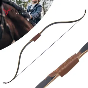 Old Mountain Archery 50 "Zen Hunting Bow Modern Wooden Bows One Piece tradizionale Longbow Horse Bow