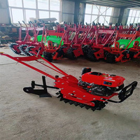 Mini Cultivadora de 170cc con Motor de Gasolina, para Granja/Jardín, con Arado y Azada, con Implementos Agrícolas Multifuncionales