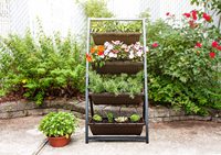 Jardinières de jardin verticales avec 6 boîtes de plantes, lit de jardin surélevé, jardinière intérieure ou extérieure surélevée pour légumes et fleurs