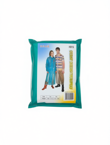 Impermeabile H815 in PE, taglia universale L XL per adulti, ideale per campeggio, viaggi e attività all'aperto. - Product Image 1