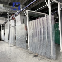 Clôture en treillis métallique de sécurité 358, panneaux en acier galvanisé anti-escalade pour la protection des périmètres de prisons, écoles et zones industrielles