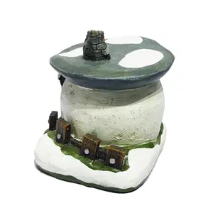 Poli resina kawaii pippo giardino gnomes casa in miniatura building back to the future bruce lee ornamento