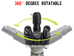 Microscopio Biológico de Laboratorio Phenix PH50-3A43L-A de Alta Calidad para Estudiantes con Pantalla LCD y Ocular Tipo Mariposa - Product Image 5