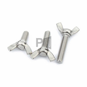 Vis à oreilles DIN316 durables en acier inoxydable, vis papillon, tailles <span class=keywords><strong>M3</strong></span> à M10 avec finition unie, quincaillerie de fixation à oreilles - Product Image 5