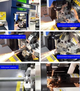 เครื่องตัดท่อไฟเบอร์เลเซอร์แบบแขวนด้านข้างอัตโนมัติเต็มรูปแบบ รุ่น G120C พร้อมระบบควบคุม Cypcut รองรับ AI ได้รับการรับรองมาตรฐาน CE สำหรับประเทศจอร์แดน - Product Image 4