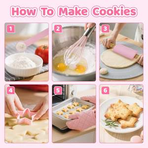 ชุดทำขนมและอุปกรณ์<span class=keywords><strong>ทำ</strong></span>อาหารสำหรับเด็ก <span class=keywords><strong>ทำ</strong></span>จากซิลิโคน ชุดทำเค้ก บิสกิต อุปกรณ์ครัว ชุดทำขนม ชุดทำขนมสำหรับเด็ก อุปกรณ์ตกแต่งเค้ก - Product Image 4