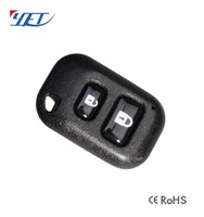 YET092 Télécommande de porte de garage en plastique étanche 433Mhz à code roulant, 2 boutons avec indicateur LED pour usage domestique et industriel