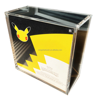 Vente directe du fabricant : Boîte de présentation en acrylique pour booster de jeu de cartes à collectionner Booster First Edition