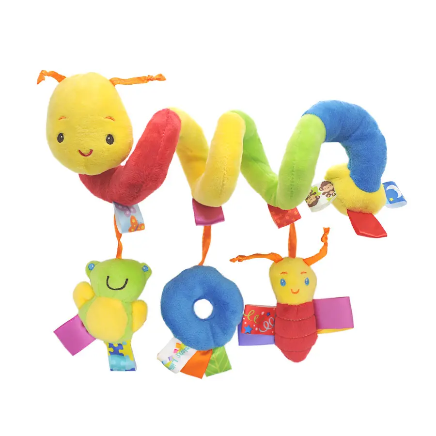 Baby Kids Rattle Toys Cartoon Animal Plush Hand Bell Baby Stroller Crib Hanging Rattles Infant Baby Toys Gifts