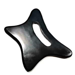 Hongzhuo-Placa de masaje para adelgazar, piedra de cristal bian guasha para masaje corporal, rodillo verde gua sha - Product Image 6