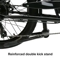 Vélo de livraison urbain populaire à cadre en aluminium, 7 vitesses, batterie au lithium, cadre en I rapide et construction légère - Product Image 2