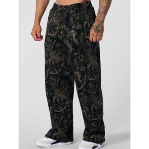 Jilwod Custom Men's Camo Print Polyester/Cotton Lightweight Athletic Sweatpants Joggers Pockets Breathable Workout <b>Pants</b> - Product Image 5