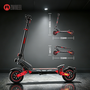 ZWHEEL D3 Capacité de charge lourde de 150 kg, autonomie de 80 km, double moteur 1200 W*2, suspension intégrale, étanche, pliable, tout-terrain - Product Image 2