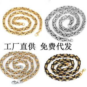 สร้อยคอโซ่โลหะผสมสังกะสีแบบยูนิเซ็กซ์ ความยาวขยายได้ 11 ซม. ดีไซน์เรียบง่าย ของขวัญเครื่องประดับ - Product Image 5