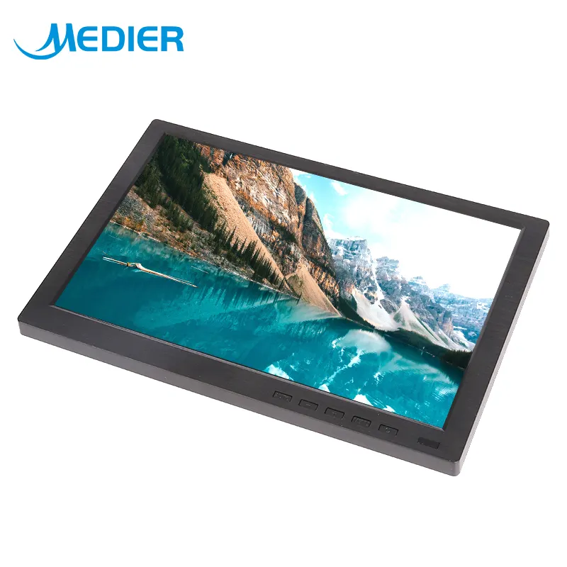 medier High Bright Monitor 7 8 10 19 23.8 21.5inch wall mount capacitive industrial touch monitor