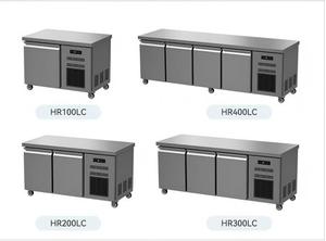 Commercial Undercounter Refrigerator Stainless Steel Chiller Freezer <b>Kitchen</b> <b>Prep</b> Fridge for Restaurant Hotel F05TG Complies Wit - Product Image 2