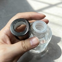 Bouteille en verre pour bâtonnets de parfum d'aromathérapie 100ml 120ml 150ml 200ml Bouteille diffuseur de parfum en verre vide de luxe personnalisée noire