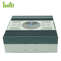 Ordinateur industriel à montage Vesa personnalisé Ipc I3 I5 I7 Mini ordinateur de bureau sans ventilateur avec Com 6usb 3.0
