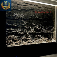 Panneau mural décoratif en pierre artificielle en mousse PU écologique, grande dalle, moderne, durable, imperméable, ignifuge, pour l'extérieur