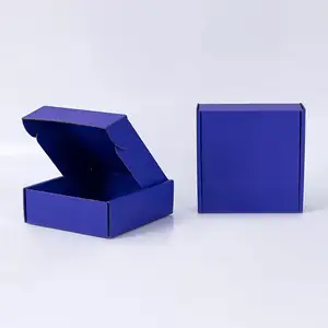 Caja de envío de correo de regalo de cartón personalizado de lujo, caja de embalaje de papel corrugado, caja de cartón corrugado
