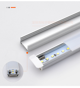 IP20 1m פרופיל אלומיניום רצועת קשיחה אור בר 12V 24V 5050 2835 COB <span class=keywords><strong>LED</strong></span> שקוע אור ליניארי בר רצועה קשיחה - Product Image 4
