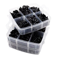HE132 620 pièces Kit de clips de fixation automobile pour garnitures et panneaux de carrosserie en plastique
