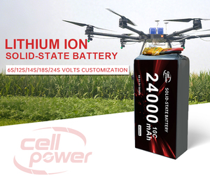 Batterie semi-solide pour drone 24Ah 26Ah à décharge élevée, pack d'alimentation UAV rechargeable personnalisé d'origine usine - Product Image 1