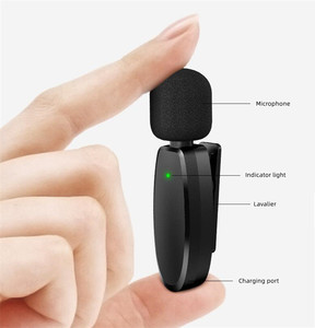 Micro Lavalier Không Dây Mini Ghi Hình HD Chống Nhiễu Giảm Tiếng Ồn Để Phát Trực Tiếp - Product Image 6