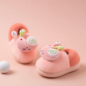 Enfants coton chaussures décontractées nouveau hiver en peluche chaud respirant bébé pantoufles talon léger <span class=keywords><strong>maternelle</strong></span> sortie en gros - Product Image 4