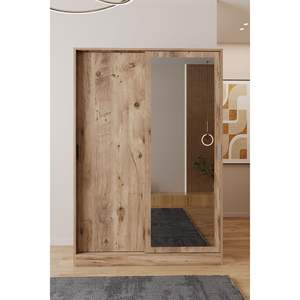 Porte-manteau et organisateur de chaussures moderne en pin atlantique avec miroir, support de vestiaire breveté, meuble de rangement - Product Image 5