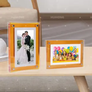 High Demand Products In Market The World's First Porch Decor Transparent Acrylic Motion Video Album Digital Photo Frame