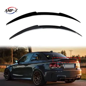 AMP-Z Best Selling Retrofit accessories M4 Style Rear Trunk Spoiler Wing For BMW 1 Series E82 E88 Coupe 2005-2011 Car Styling