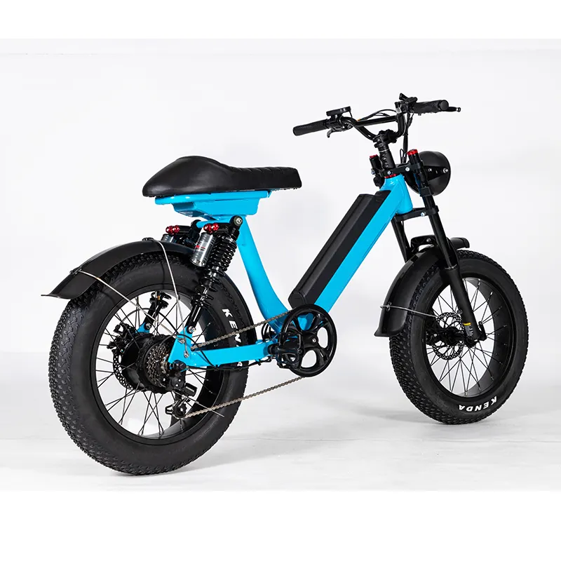 2023 Nieuwe Retro Vintage Super Elektrische Hybride Fiets 73 Dikke Band 20 Inch 1500W Ebike 48V 13ah/26ah Lange Afstand E Bike