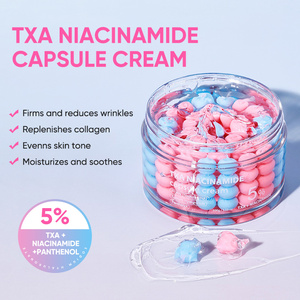 Crème <span class=keywords><strong>Visage</strong></span> en Capsules PDRN TXA à l'ADN <span class=keywords><strong>de</strong></span> Saumon, Niacinamide et Panthénol, Hydratante et Éclatante, Sous Marque Privée - Product Image 4