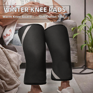1 Pair Winter Warm Cotton <b>Knee</b> Pads for Women Men Old People Cold Leg Arthritis Kneepad Support Running <b>Protector</b> - Product Image 2