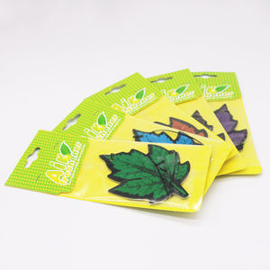 오래 지속되는 맞춤 제작 차량용 종이 걸이형 향수 트리 디자인 탈취제 냄새 방향제 백미러 향기 - Product Image 4