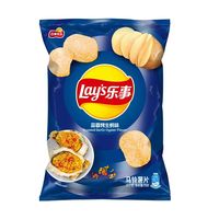 Lay 'S Chips Nieuwe Smaken Knoflook Gegrilde Oesters/Lamskebabs Gearomatiseerde Aardappelchips Alle Smaken Exotische Snacks Legt Chips 70G