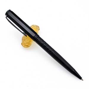 Stylos à bille de luxe 1,0 mm en métal cuivré finition noire, personnalisables avec logo pour l'automobile et les entreprises – Vente directe usine - Product Image 1