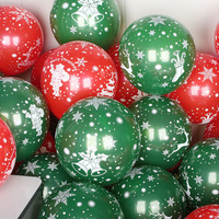 Ensemble de ballons gonflables en forme de sapin de Noël - Décoration de Noël en gros pour les magasins de détail et les organisateurs de fêtes (Logo personnalisé disponible)