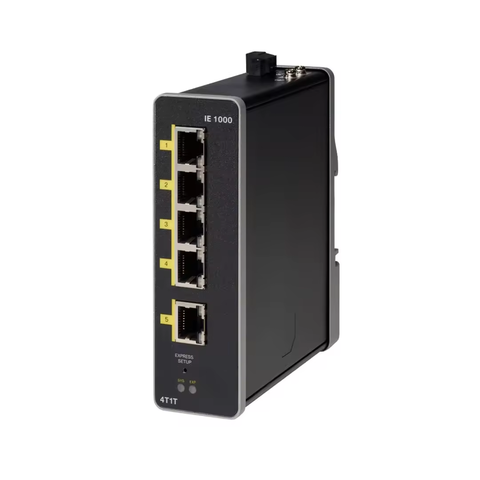 New Industrial Ethernet 1000 series GUI Based L2 Switches with 5 FE copper ports IE-1000-4T1T-LM