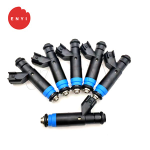 Injecteur de carburant Fj957 pour moteur Ford 3.0L, pièce automobile avec joint bleu et corps noir - Product Image 1