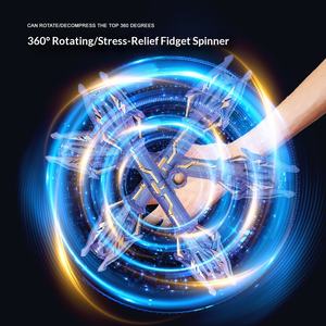 Épée <span class=keywords><strong>laser</strong></span> à double tranchant Thunder Star Scepter, <span class=keywords><strong>jouet</strong></span> pour bâton lumineux fluorescent en plastique, vente en gros - Product Image 2