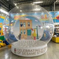 Dôme gonflable géant pour fête de révélation du sexe, cabine photo, avec zone de saut - Prêt à expédier