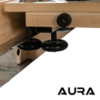 Combinaison de trapèze Reformer en bois d'érable de luxe, design durable et réglable, pour entraînement classique de Pilates et de yoga, studio de Pilates, bien-être