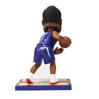 Goodya Statuetta Personalizzata Cantante Rock Stile Musicale Fatta a Mano Decoupage 18CM Resina Bobble Head Decorazione Casa Souvenir Arte
