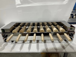 <span class=keywords><strong>Horno</strong></span> eléctrico para hacer tortas, máquina de cono de rosquilla para hacer kurtos kalacs, equipo de aperitivos - Product Image 5