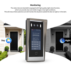 Estación Maestra IP CE 1V18 <span class=keywords><strong>de</strong></span> 10 Pulgadas para Sala <span class=keywords><strong>de</strong></span> Seguridad, Vestíbulo, Estación <span class=keywords><strong>de</strong></span> Guardia <span class=keywords><strong>de</strong></span> Seguridad para Sistema <span class=keywords><strong>de</strong></span> Gestión <span class=keywords><strong>de</strong></span> Intercomunicación <span class=keywords><strong>en</strong></span> Edificios <span class=keywords><strong>de</strong></span> Apartamentos - Product Image 3