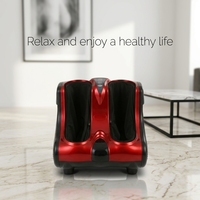 Masseur électrique de mollets et pieds à télécommande, compression d'air, shiatsu, pétrissage et chauffage, pour la relaxation à domicile (vente en gros)