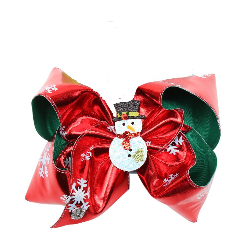 8 inch Style Hair Bows Christmas Jojo Bow Clips Hair Barrettes Accessories